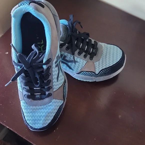 Kuru Quamtum Womens Gray Glacial Blue Shoes Size 7.5 - Picture 3 of 13